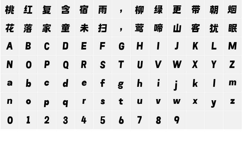 字符映射图